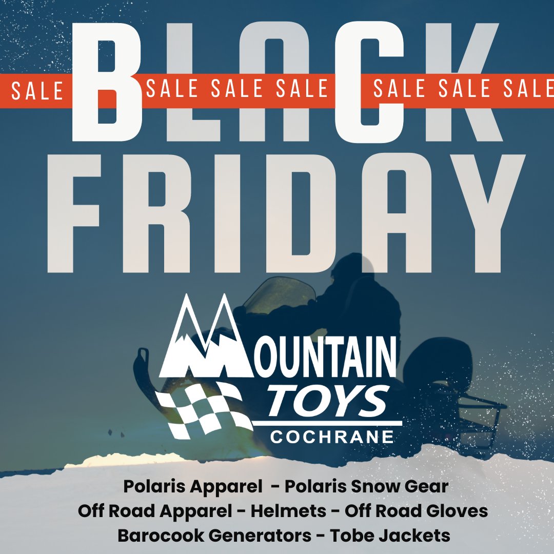 MountainToysPS's tweet image. STARTING TOMORROW!
Stay tuned to our social media for all the amazing specials on everything you need to gear up for the outdoors!

Your Mountain Adventure just got better thanks to Mountain Toys.

#snowmobiling #polarissnow