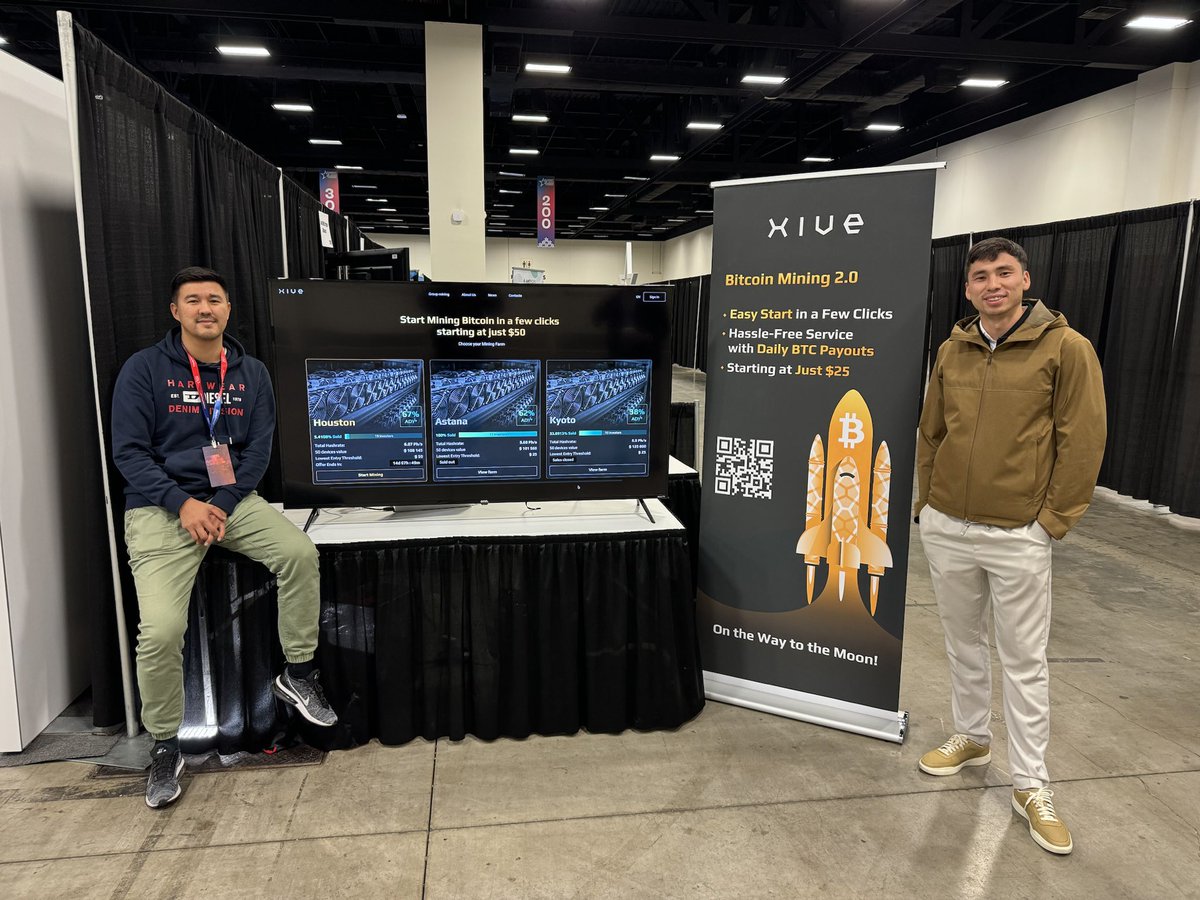 Xive.io on North American Blockchain Summit, presenting our #Bitcoin mining platform