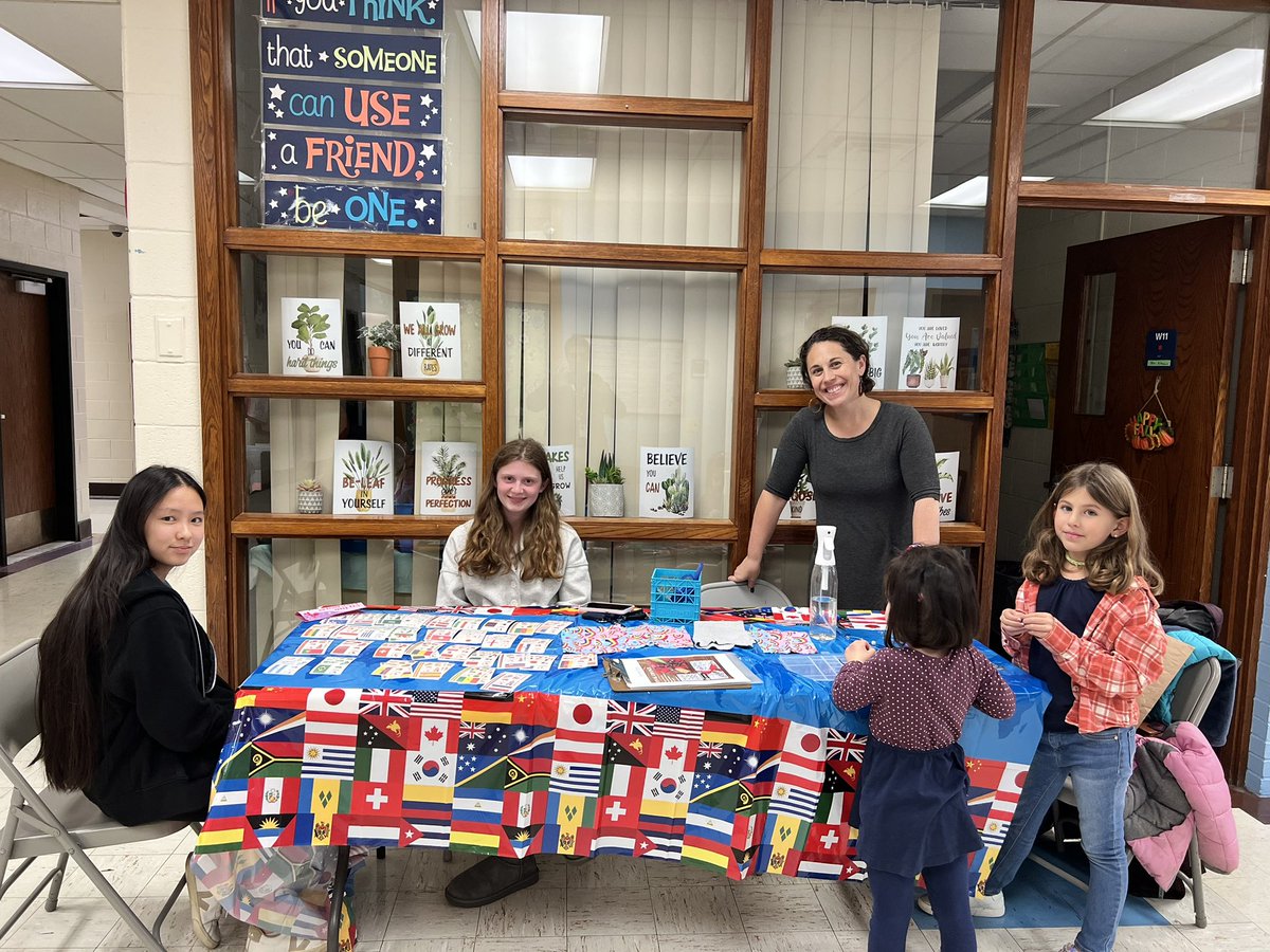 Thanks to Mrs. Drumm and our International Club students for the bracelets tonight at PQ supporting our Cultural Celebration night. #TigersCare