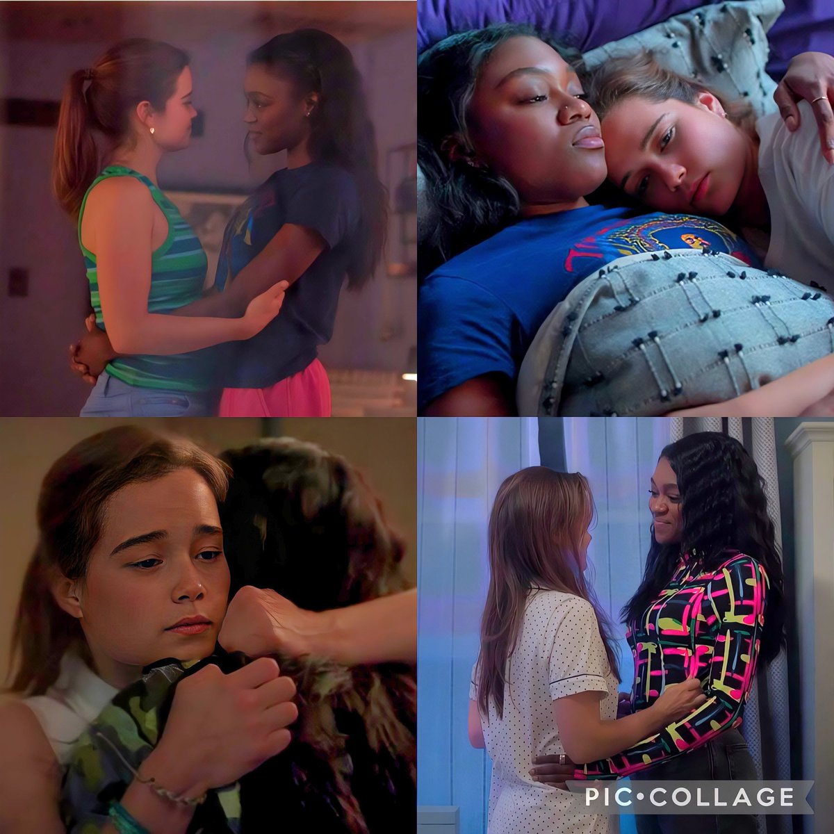 FemFataleFlirt's tweet image. Happy #FandomFriday 🧡❤️🩷 Here are some of Juliette and Calliope's best hugs 💕 #FirstKill #Netflix #LGBTQ #sapphic #lesbian #calliette #juliope #calliopeburns #juliettefairmont