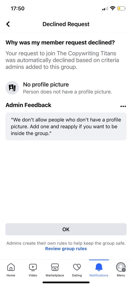 malik_0_0's tweet photo. @TheCopyTitan The content you’ve been putting out on here is great, can’t wait to see what’s inside the fb groupe!

Can you explain your reasoning behind this rule? https://t.co/NrAJwC9abj