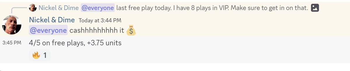 NickelAndDime24's tweet photo. Just another weekday morning......
I have a full slate of games tonight on our VIP side of the channel. $5, thats all. Link in bio.
Start making some money with the Cashout Crew
#GamblingTwitter #GamblingX #GamblingCommunity
#CashoutCrew https://t.co/sFg03ynSlG