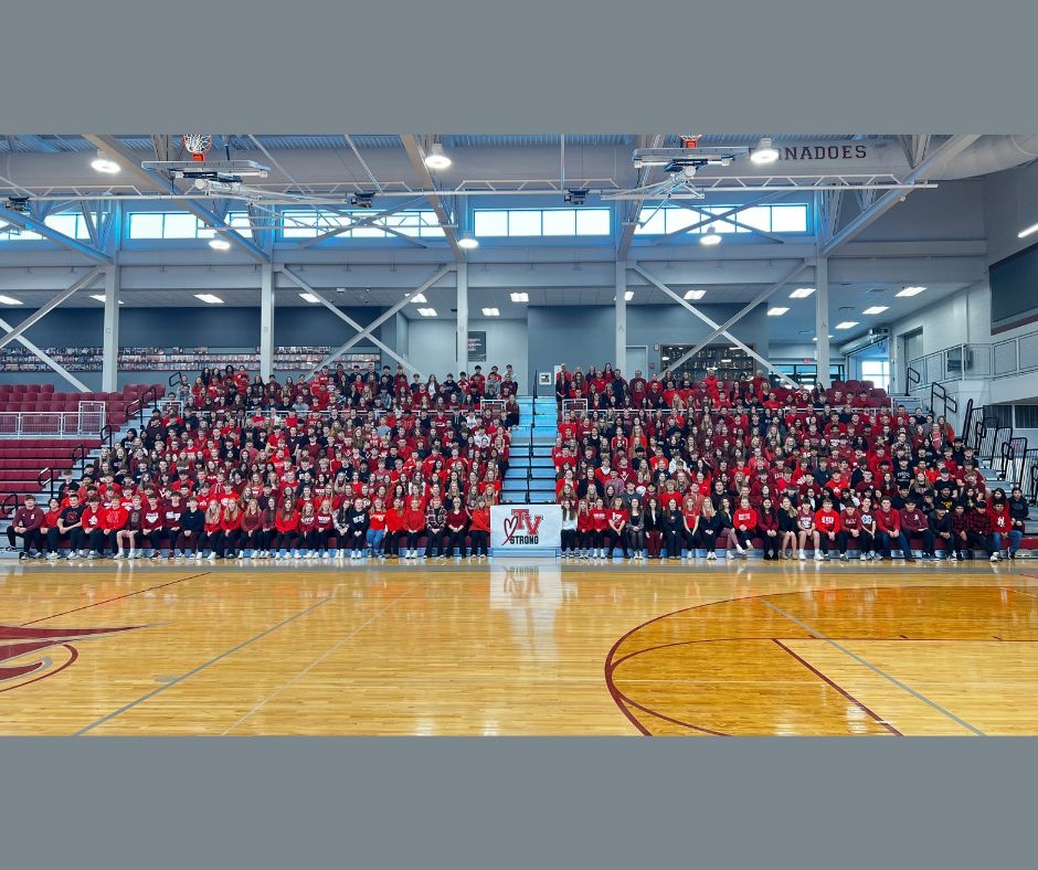 CityDover's tweet photo. ❤️ Our Dover staff and students showed their support for Tusky Valley by wearing black and red. Our hearts go out to the community. #TVStrong #wearedover #thedoverdifference https://t.co/Rg4bDZrg8Q
