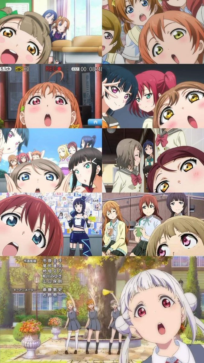 makinozoniconii's tweet photo. reminder that kotori started the photobombing trend in LL https://t.co/nTT9iRjstX