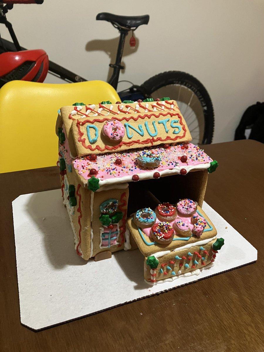 Gingerbread House building was more stressful than my Greek exam kids are so powerful