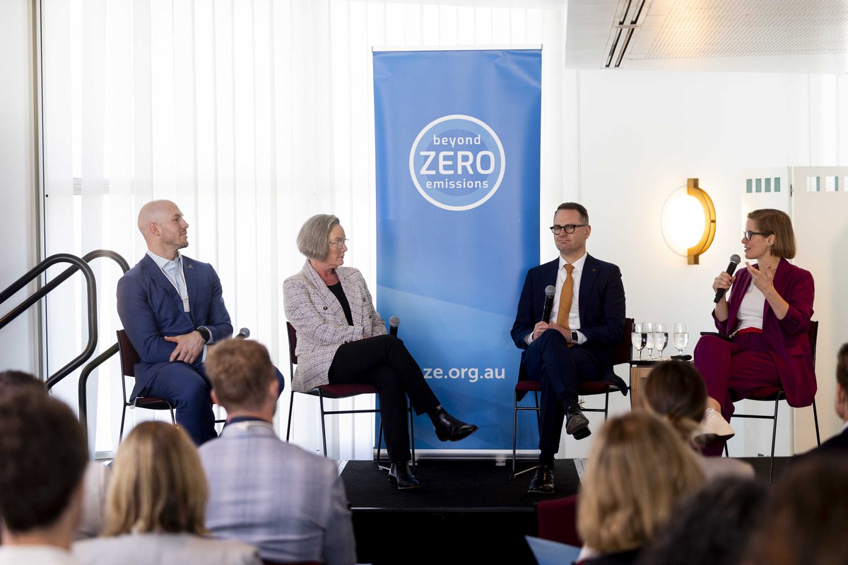 That's a wrap! Thanks so much to the Parliamentary Friends of Clean Investment co-chairs, Senators @SenatorGrogan, @ajamesbragg and @DavidPocock for an insightful panel. Find out more at bze.org.au/impact/deploy-…