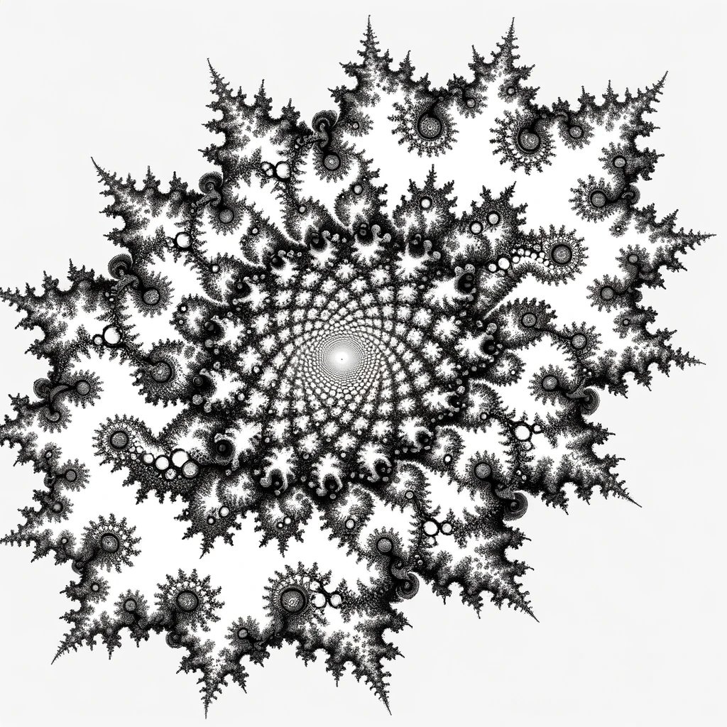 There is a fascinating connection between infinity and fractals, which are geometric shapes that have self-similarity at different scales. For example, the Mandelbrot set is a fractal that is defined by a simple formula, but it has an infinitely complex boundary that contains