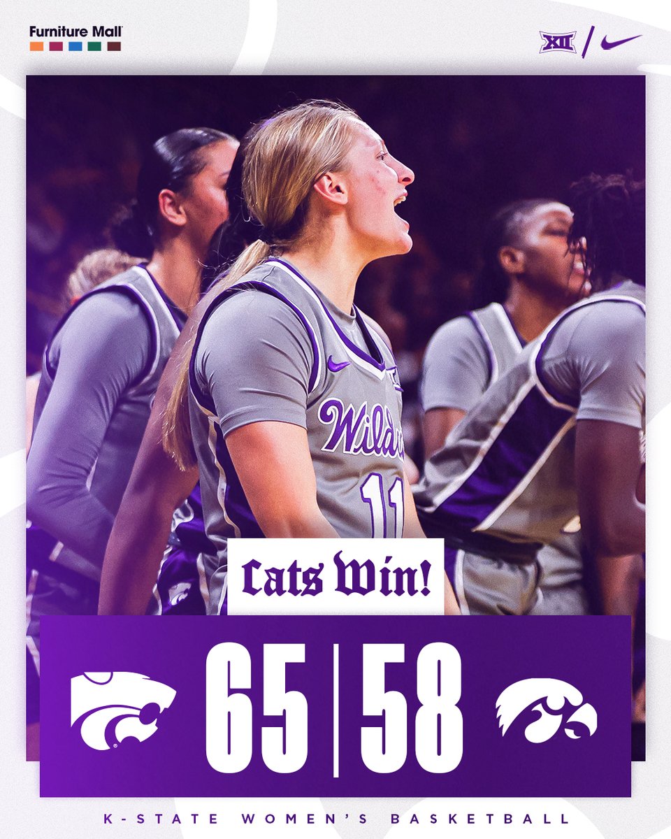 CATS WIN!!!

K-State takes down #2 Iowa tonight in Iowa City