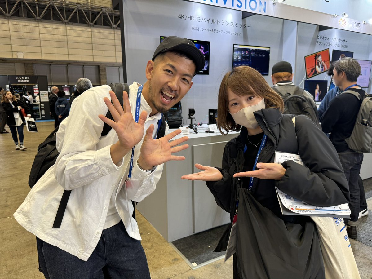 vook64281719's tweet image. 初めて女性から声かけていただきました！！
いつもご視聴ありがとうございます😭
#interbee2023