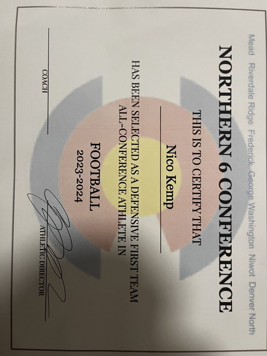 NicoKemp55's tweet photo. Blessed to have received 1st team all conference and be nominated for all state. Thank you @GoCougsFB!

@SJUDefense @Coach_BPerkins @CoachBHen @tauer34 https://t.co/64kiT7ZKPG