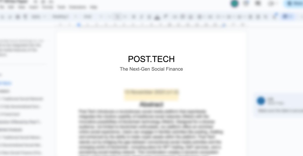 post_fi's tweet photo. The White Paper is...99.99% loading https://t.co/5alCIgjWWC