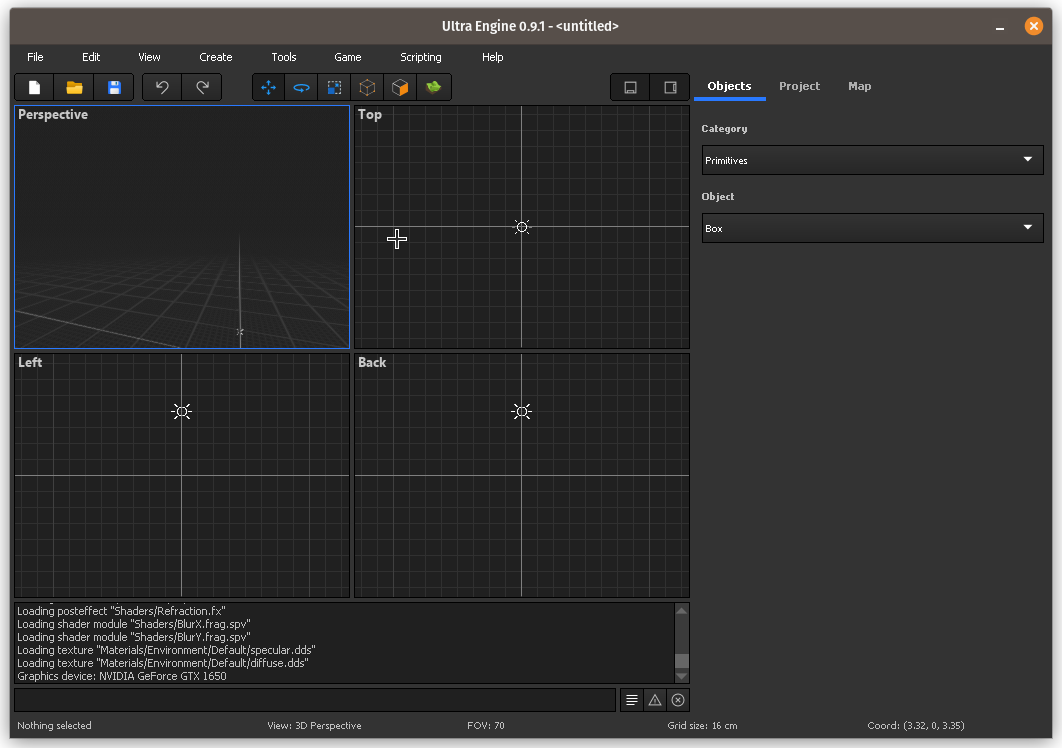 Leadwerks's tweet image. CJOGames posted a screenshot of Ultra running on Linux under Proton. A native build will not be very difficult. #gamedev #indiedev #vulkanapi