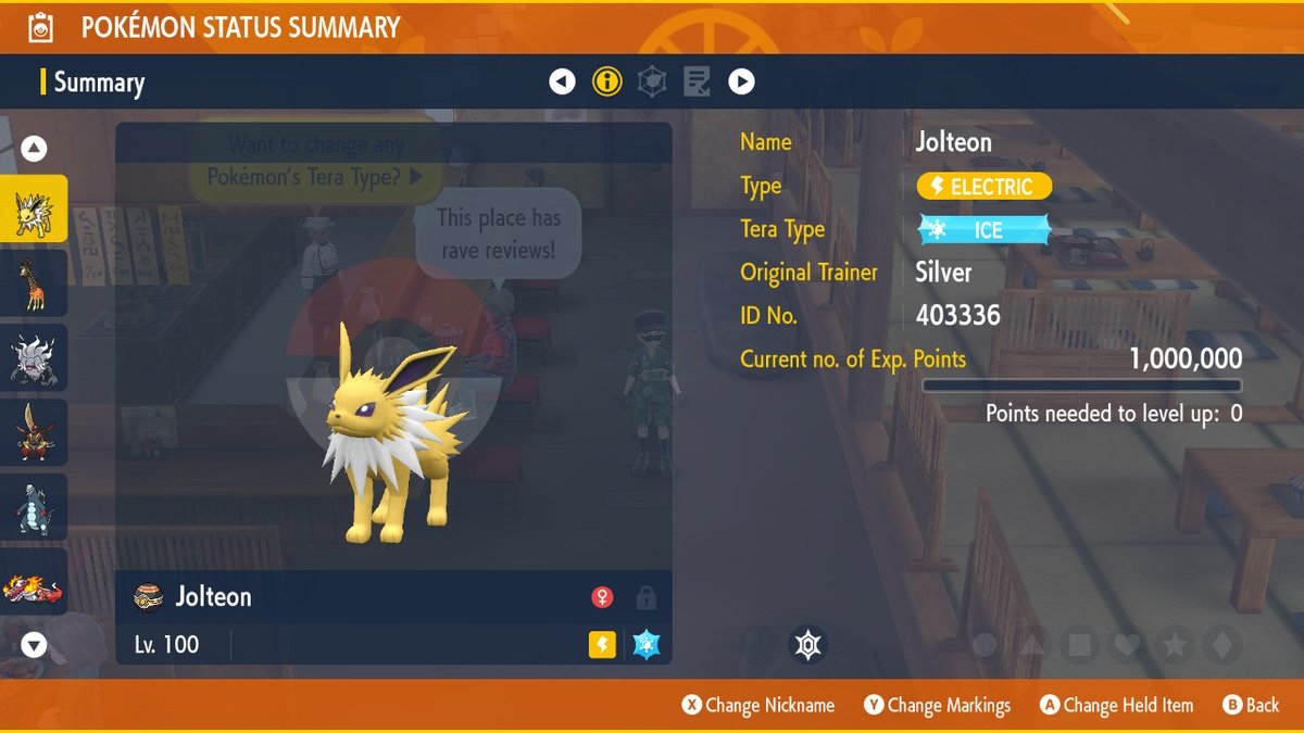 Pokedigijedi's tweet image. #teraraidevent #teraraid #jolteon #raidbattle #PokemonScarletViolet #NintendoSwitch i did some mass modifications
