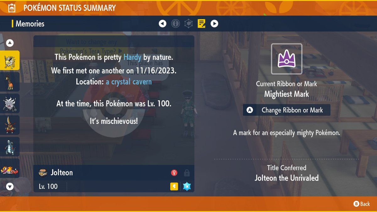 Pokedigijedi's tweet image. #teraraidevent #teraraid #jolteon #raidbattle #PokemonScarletViolet #NintendoSwitch i did some mass modifications