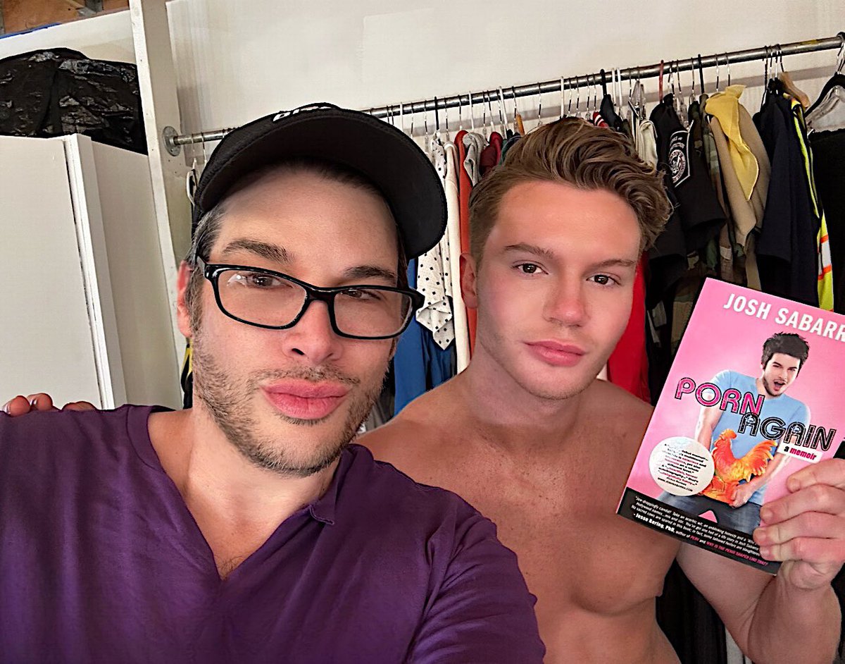 JoshSabarra's tweet photo. .@itsdeanyoung knows what’s up. ❤️😈 PORN AGAIN: A MEMOIR is available now wherever books are sold. @PornAgainBook #JoshSabarra #DeanYoung #books #author #memoir #reading #bookclub #bookstore #goodreads #instabook #bookstagram #booksofinstagram #Hollywood #LGBTQ #gay https://t.co/uCp6QSh5fd