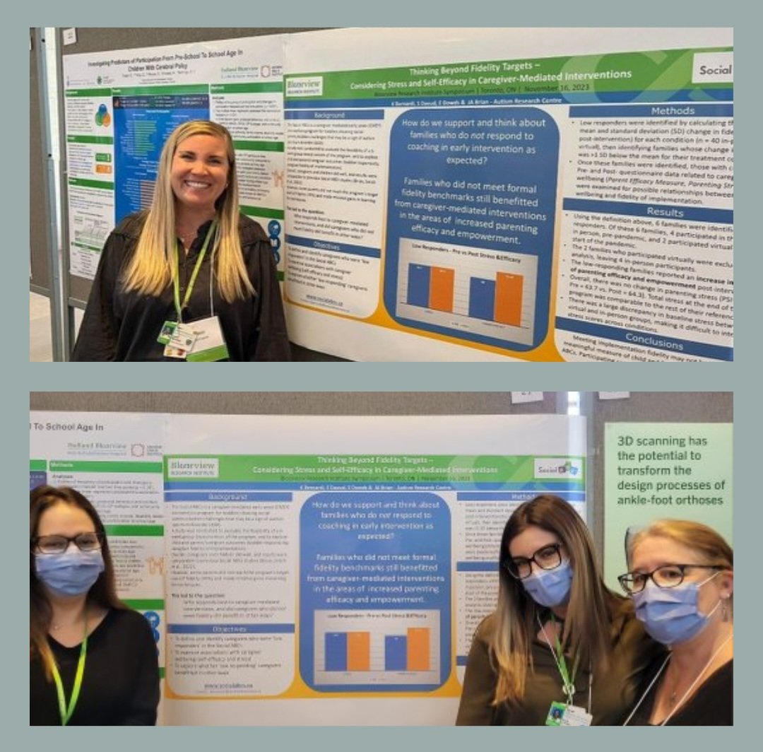 Super proud of my team @BernardiKate, @SaraDKhadori, & @abbiesolish sharing reflections about self-efficacy in parents engaging in the #SocialABCs.. Positive coaching helps parents feel empowered, even those who struggle to learn the techniques @HBKidsHospital #BRIsymposium