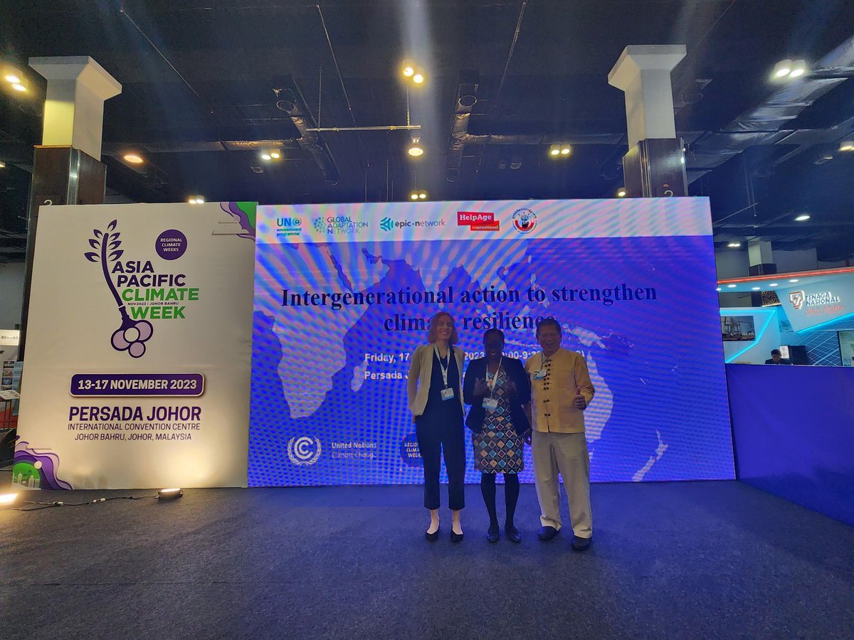 Javeria80jalal's tweet image. Climate crisis is happening in the context of the world's population ageing. Speakers earlier today in a session #ClimateweekAP @UNFCCC showcase intergenerational climate solutions accelerating collaboration ahead of #COP28 @HelpAge @UNEP @FOPDEV