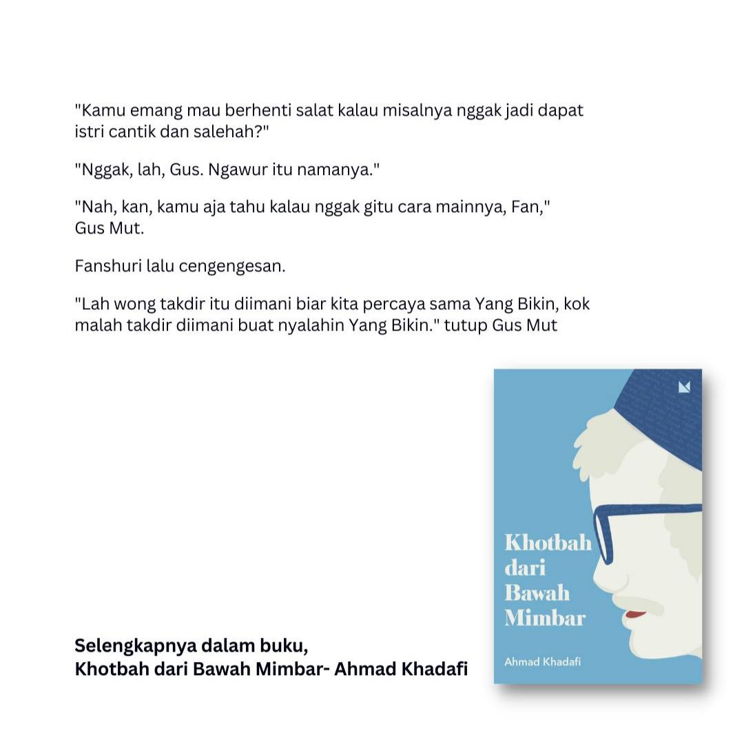 Sebagai kiai kampung, Gus Mut dan bapaknya, Kiai Kholil, berdakwah lewat obrolan Islam sehari-hari yang layak direnungkan. Bersama Fanshuri, Mas Is, dan warga lainnya, memahami Islam jadi jauh lebih sederhana dan terasa dekat. shopee.co.id/Khotbah-dari-B…