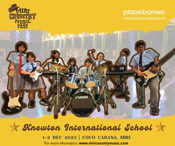 MiriInSarawak's tweet photo. Get ready to be amazed by the student band from Knewton International School with their rockin' country tunes at Miri Country Music Fest 2023! Don't miss the chance to catch them live at Miri Country Music Fest 2023! π·π· π· #MiriCountryMusicFest2023 #MCMF2023 #10YearsWithMCMF https://t.co/6TF3Zf8aCS