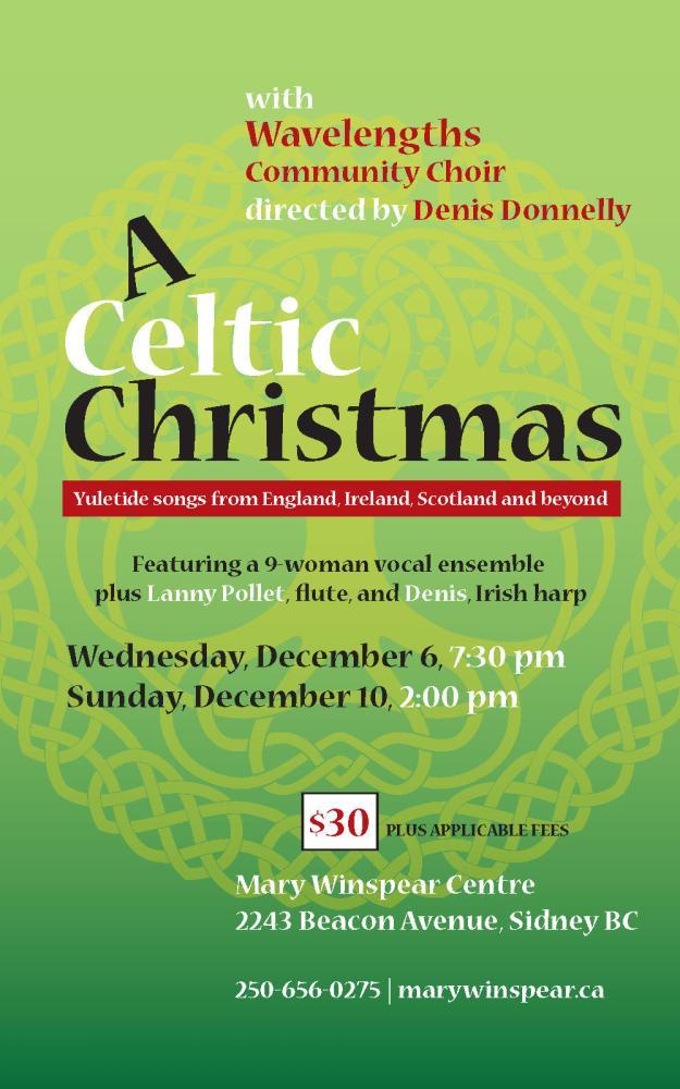 Join the Wavelengths Community Choir (wavelengthschoir.ca) in concert Wednesday, 6 December (7:30pm start) and Sunday, December 10 (2pm start) at @marywinspearcentre.

Tickets are $30 (plus fees) each, with proceeds donated to HAT!