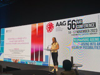 AislinnLalor's tweet image. Great to present today @gerontologyau #AAGConf23 about the narratives of healthcare professionals that have informed a #codesigned novel #carer service that will commence in 2024 through @PeninsulaHealth Thanks to @RAILMonash @Monash_OT @Keith_Hill_RAIL &amp;amp; our research team 🌟