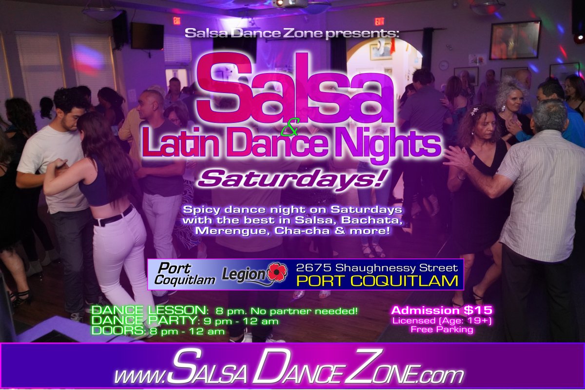 salsadancezone's tweet photo. Amigos, join us in our last Saturday party in #TriCities for 2023!
- Salsa Nights Saturdays 🟊 Sat  Nov 18 - Salsa lesson.
Event $15 cover / Licensed / Free Parking!
No panic... We will be back in 2024 with more Salsa events!
Meanwhile, see you at the #PoCoLegion on Saturday! https://t.co/4RmjlsFayU