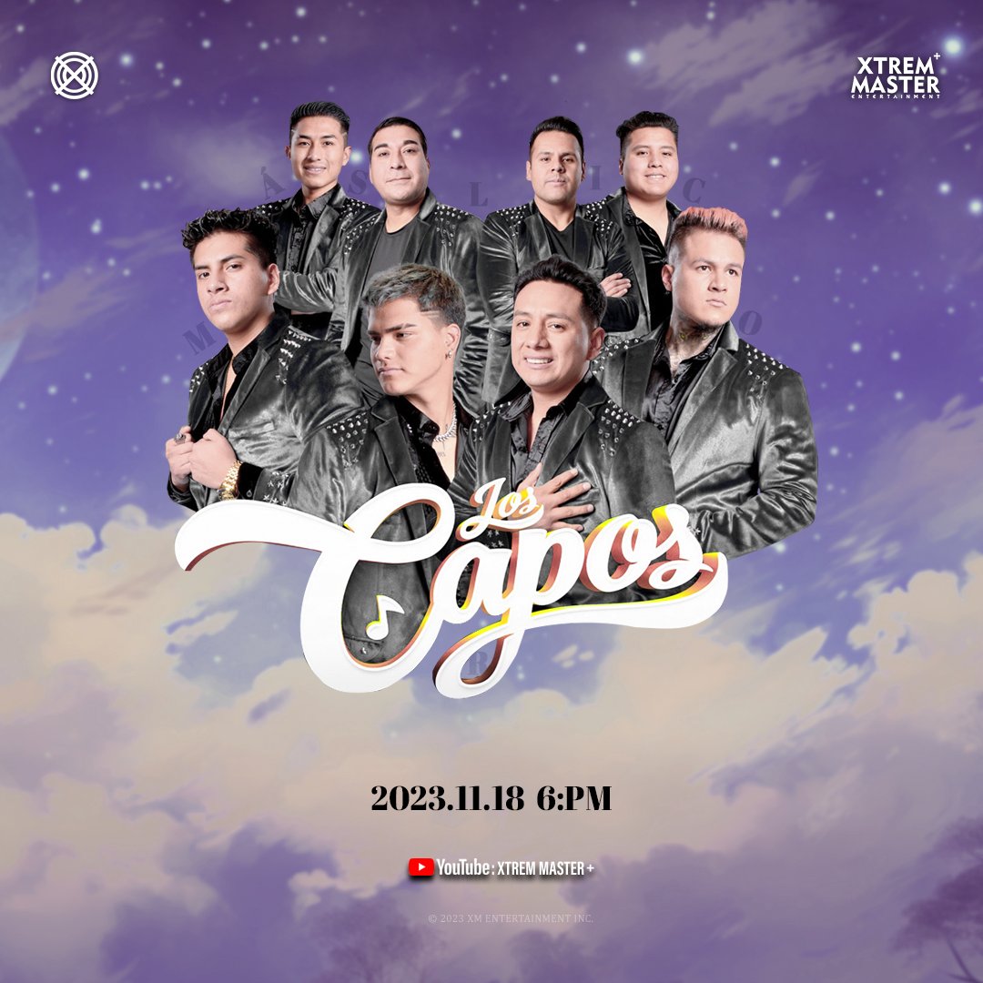 XTREMMASTER_PE's tweet photo. Sábado 18 De Noviembre 😊
"Agrupación Los Capos En Vivo"
(NO TE LO PUEDES PERDER)
#xtremmaster #xmplus #starproducciones https://t.co/xFuCJiuf3Z