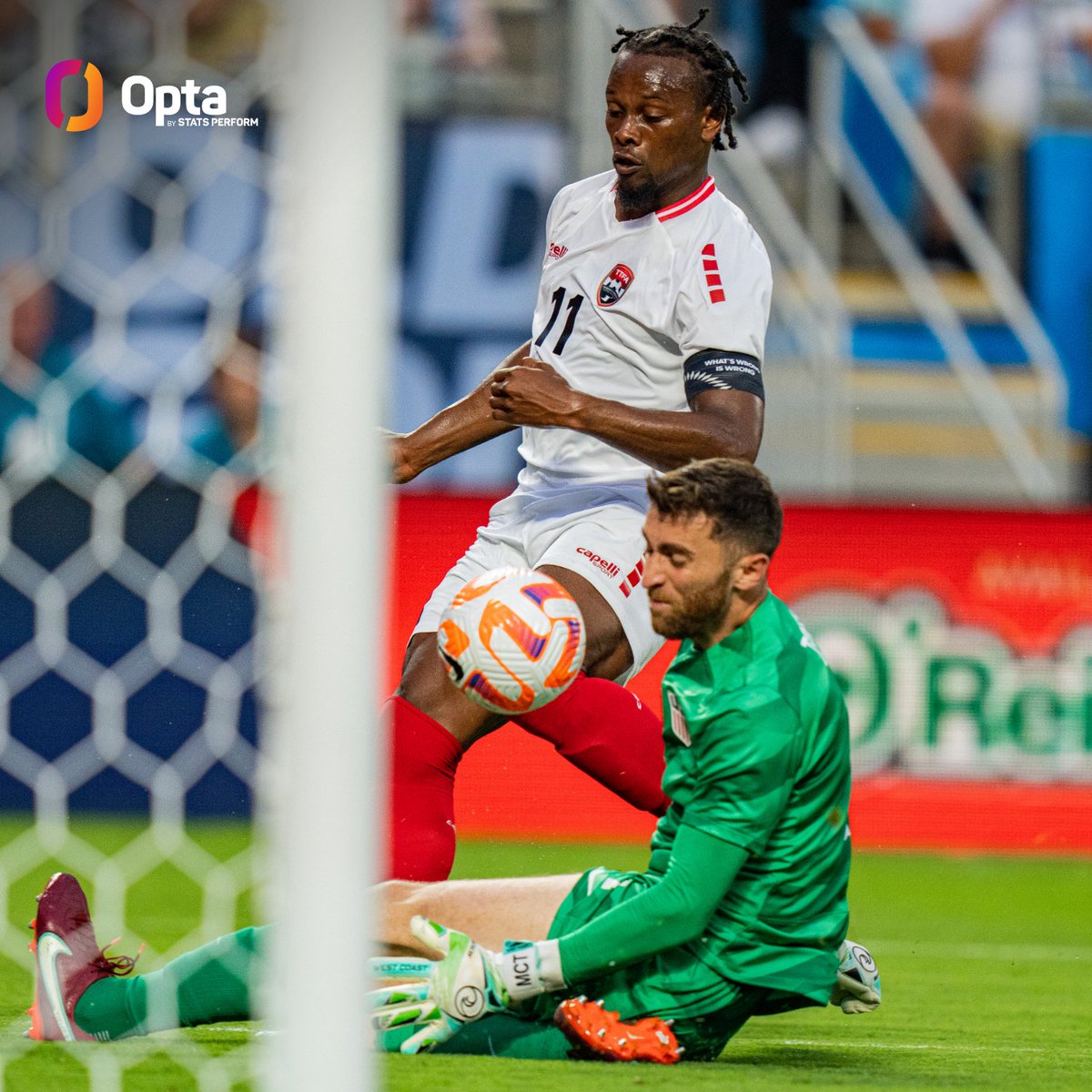 11 - The @USMNT has kept clean sheets in 11 straight home matches against Trinidad and Tobago, the longest streak against a single opponent in program history. Sturdy.