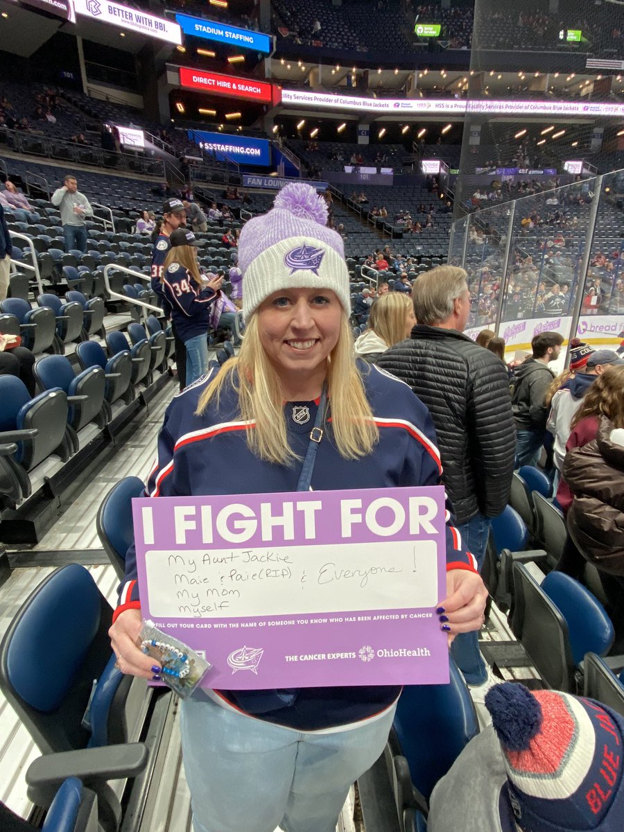 cjstapleton75's tweet photo. Let’s go @BlueJacketsNHL #hockeyfightscancer #cbj #keepmakingplans @OhioHealth https://t.co/pBGU0IhMas