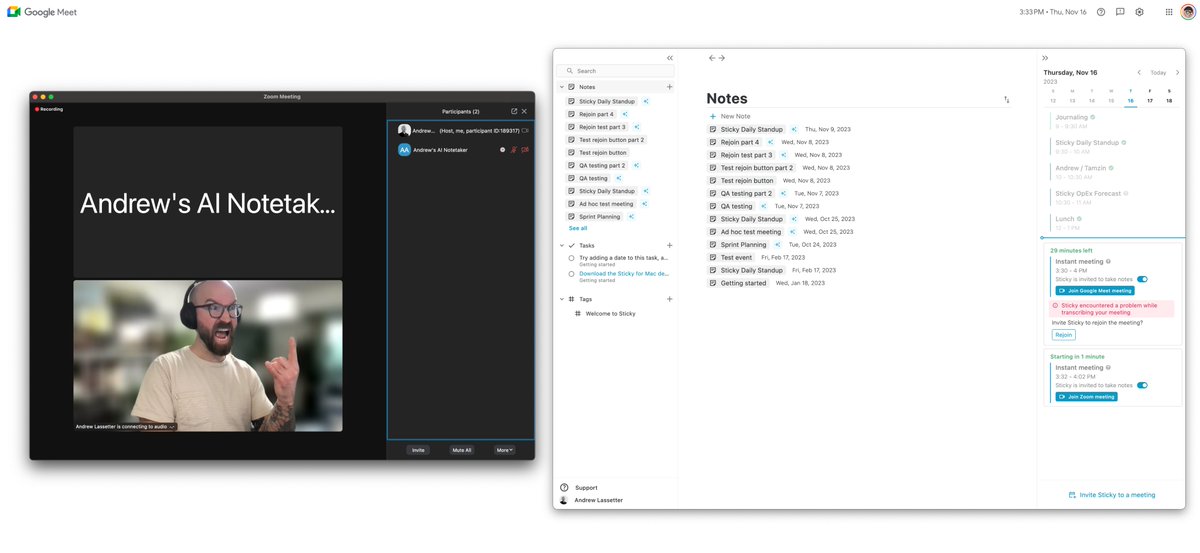 andrwlassetter's tweet image. About to ship two of our most requested features for @RealStickyApp. Much excite🤘😆🤘 

sticky.app