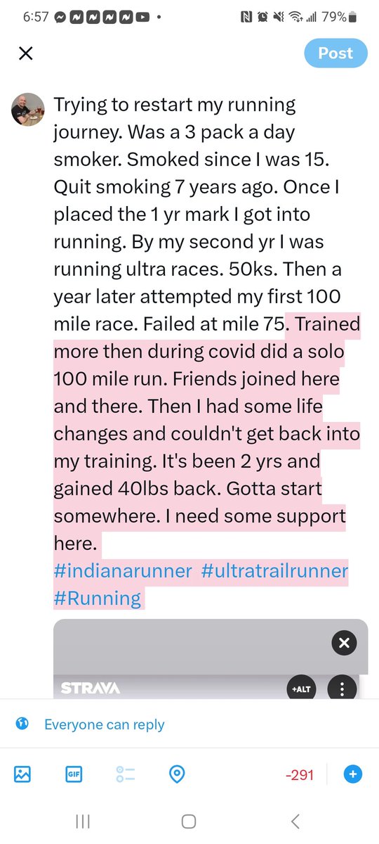 Gotta start somewhere. I need some support here. 
#indianarunner  #ultratrailrunner  #Running