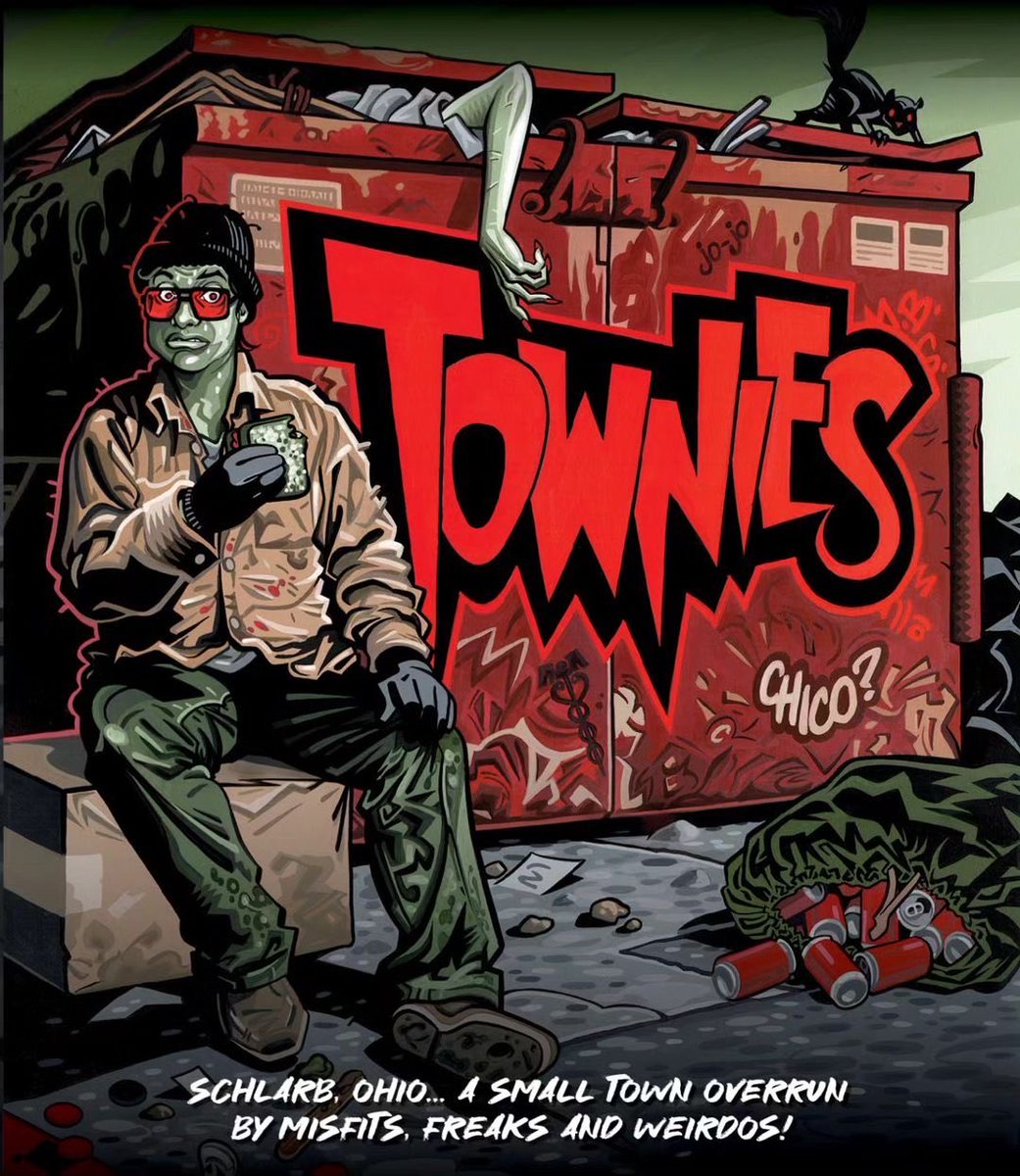 TempeVideo's tweet photo. **NEW BLACK FRIDAY TITLE ANNOUNCEMENT
#TempeVideo is proud to present #CultClassic comedy #Townies on Blu-ray for the first time ever! Fully restored from archival DVCAM edit master with new DTS-HD MA 5.1 surround mix. Includes bonus documentary #GenuineNerd!
#Makeflix https://t.co/NsaYeDzn59