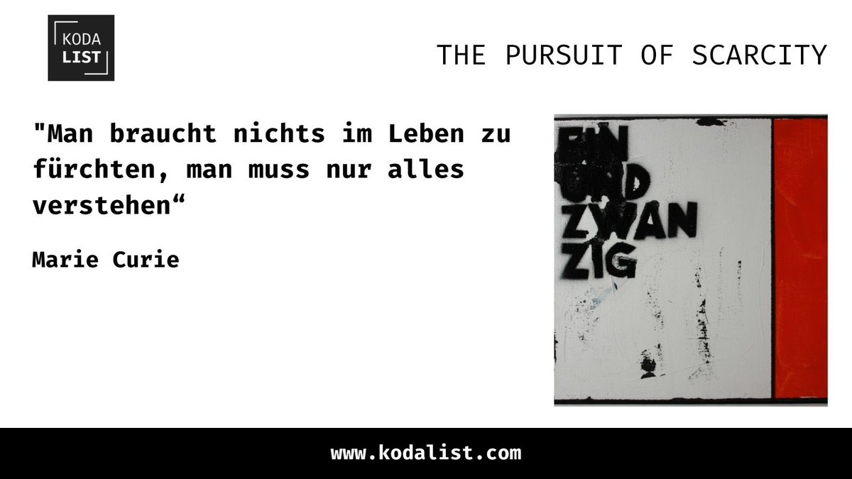 KodaList_art's tweet photo. THE PURSUIT OF SCARCITY #bitcoin https://t.co/ZQ0ipaRzqo