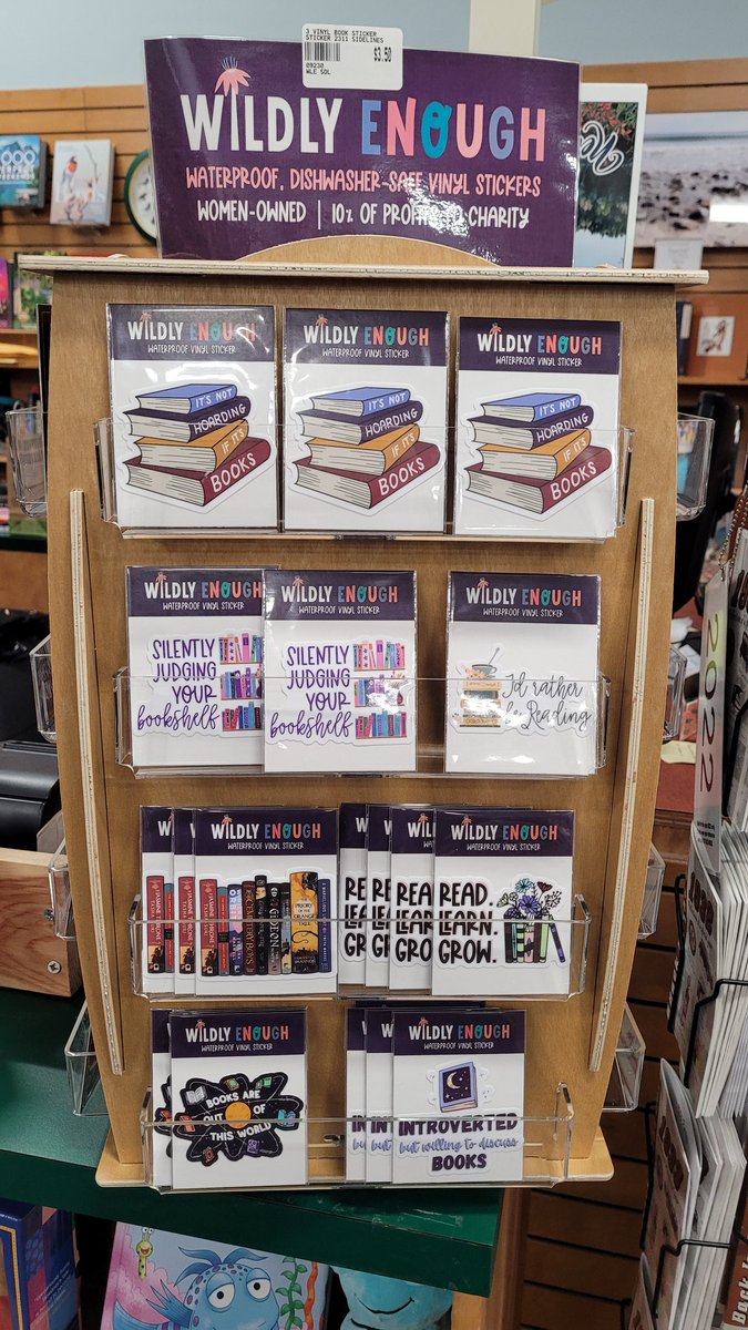 We got stickers!  Show your book love everywhere!