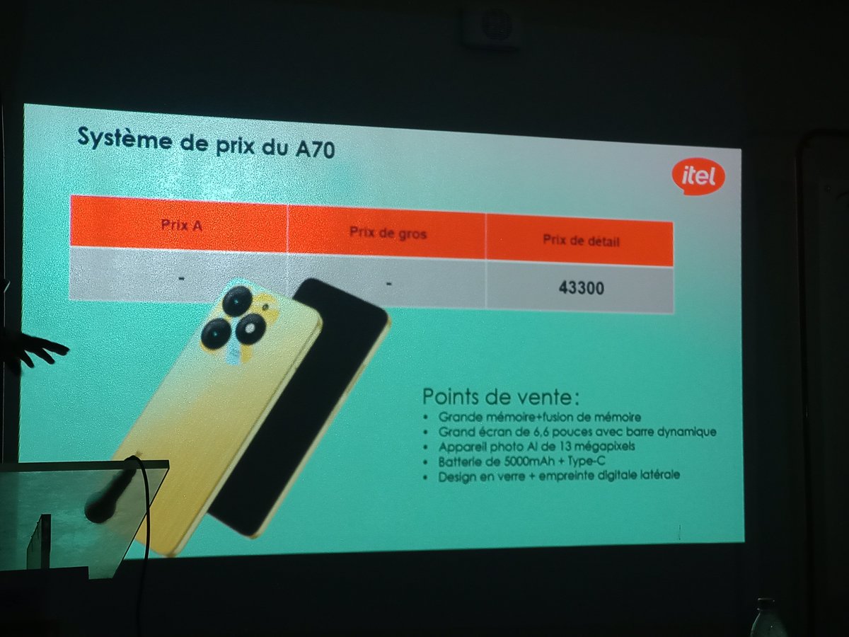 aboukam's tweet image. #MobileNews I Une batterie de 5000mAh et de type C, un processeur Octa-Core T603, gage d’une navigation sans bug, une mémoire ROM de 128 Go et une RAM étendue de4+ 8 Go  ’’Awesome’’ (génial en français). #A704g
@itelMobile @MTNCotedIvoire #Mobile #itelmobile #itela704g #Afrique