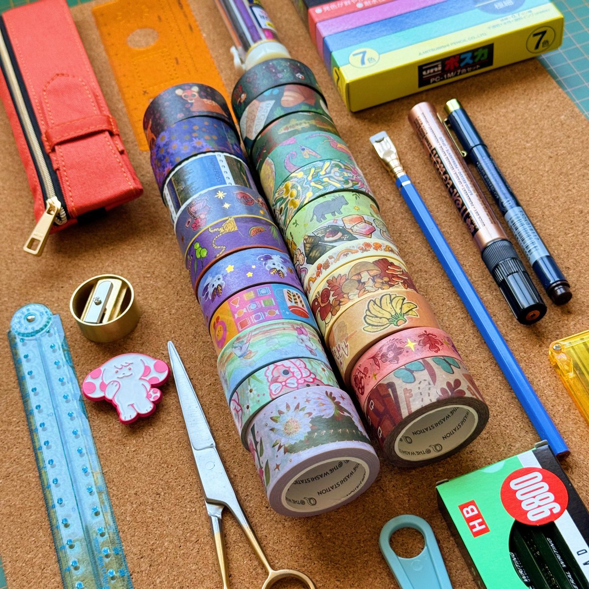 mushroomyhouse's tweet photo. We’re SO excited to announce we're teaming up with The Washi Station! 

Together we're bringing you creations from their amazing library of washi tape designed by diverse independent artists 🥰🍄 https://t.co/G6ByhhRLEK