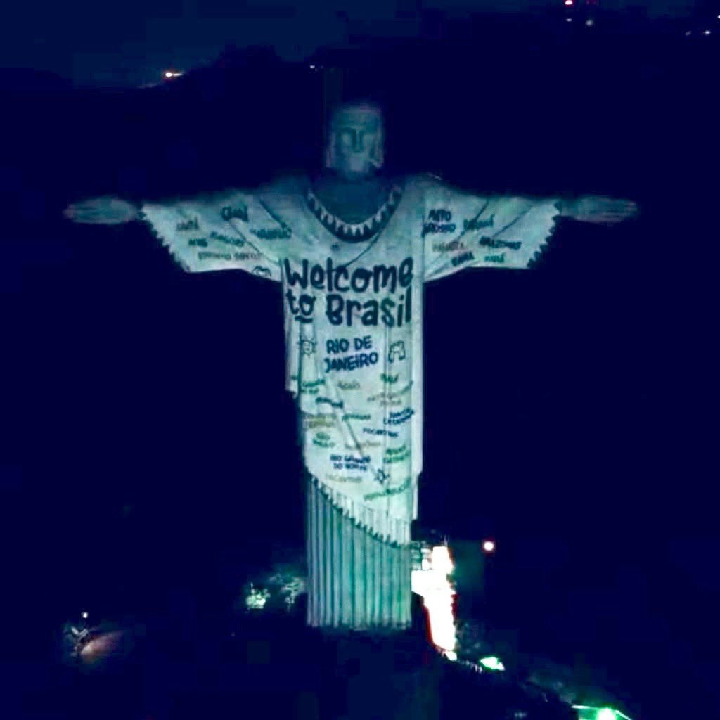 Taylor Swift is honored with a projection on Christ the Redeemer to welcome her to Brazil for the ‘Eras Tour.’