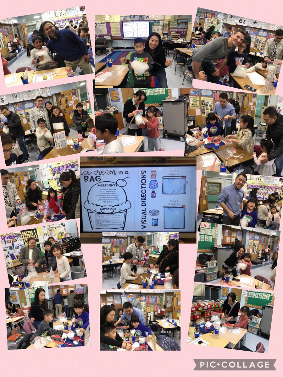 CarolynKorrow's tweet image. Mrs. Korrow’s 2nd grade kiddos had a blast making ice cream in a bag for Curriculum Night 2023! We watched the changing of some properties of Matter. So interesting!! @JSapK12 #cantiague