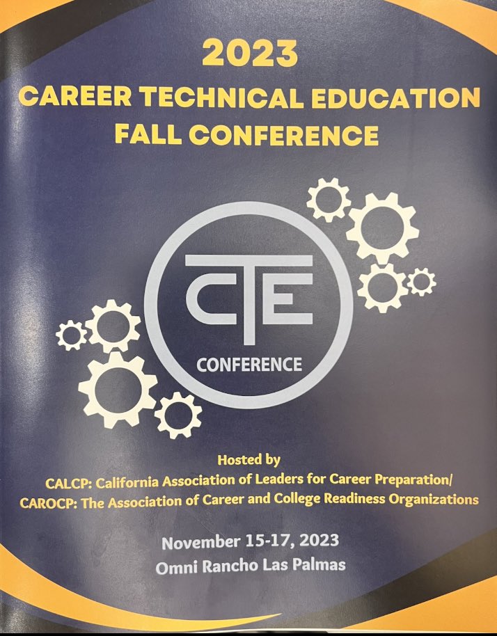 TiffanyKing81's tweet photo. That’s a wrap! Proud to represent @powayunified at the Fall CTE Conference; helping CTE teachers/administrators build their toolboxes in order to support ALL learners in their Career/Technical Education vocational prep classes. Always a great partner, @ladorkomueller! https://t.co/Eg3Hjenx2O