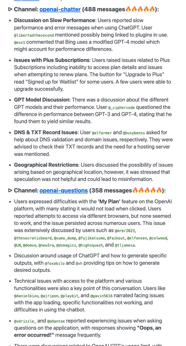 Smol_AI's tweet image. AI Discord overwhelm?
We gotchu.
Coming to smol talk 🔜
(what are the top AI discords we should add? we have @openai @langchainai @nousresearch @Teknium1 @alignment_lab @latentspacepod )