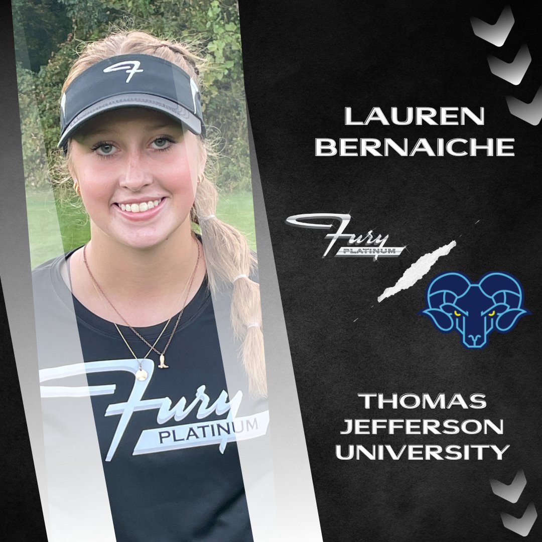 Congratulations to <a href="/FPNE18URoumelis/">Fury Platinum 18U Roumelis</a>' <a href="/Laurenbernaiche/">Lauren Bernaiche 2024</a> on continuing her career at <a href="/JeffersonRamsSB/">Jefferson Softball</a>!
#platinumproud