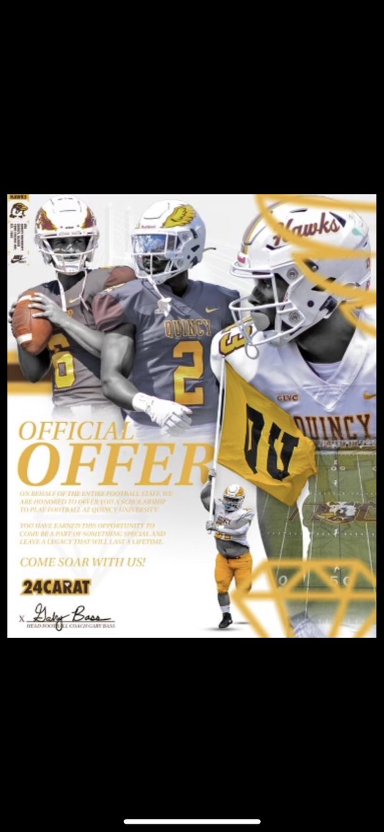 Paxton Wehner (@paxtonwehner) on Twitter photo After a great talk with <a href="/CoachJSalazar/">Coach Jesse Salazar</a> I am blessed to receive an offer from <a href="/QUHawksFootball/">Quincy University Football</a>!!
<a href="/Kpoofootball/">Kickapoo Football</a> <a href="/Train_DaySports/">Training Day Sports</a> After a great talk with <a href="/CoachJSalazar/">Coach Jesse Salazar</a> I am blessed to receive an offer from <a href="/QUHawksFootball/">Quincy University Football</a>!!
<a href="/Kpoofootball/">Kickapoo Football</a> <a href="/Train_DaySports/">Training Day Sports</a>