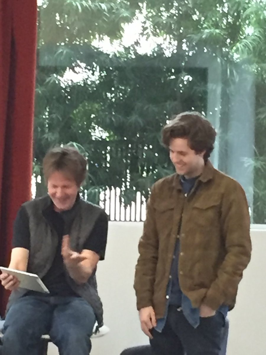 Dex and me working together. What a joy.