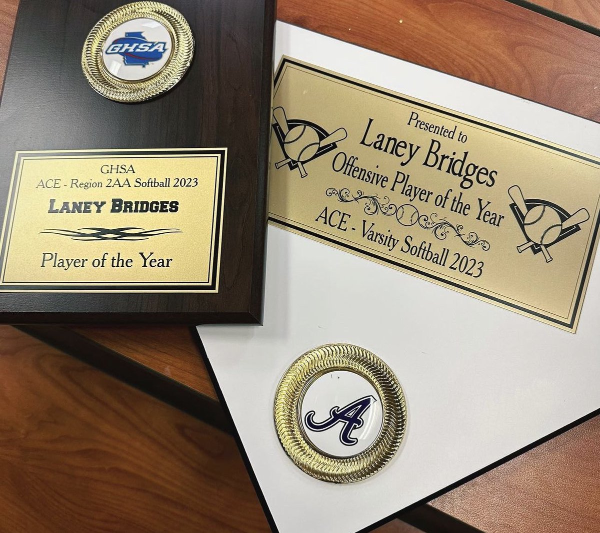 LaneyBridges25's tweet photo. Junior softball banquet🤍🤍🤍
I received Offensive MVP and Region 2-AA Player of the Year. I am so thankful for all my coaches, teammates, and supporters throughout the season, go gryphons💙💚
@Go_Gryphons 
@GryphonSoftball 
@AJDaugherty1 
@UAB_Athletics https://t.co/j5RfR9HN7U