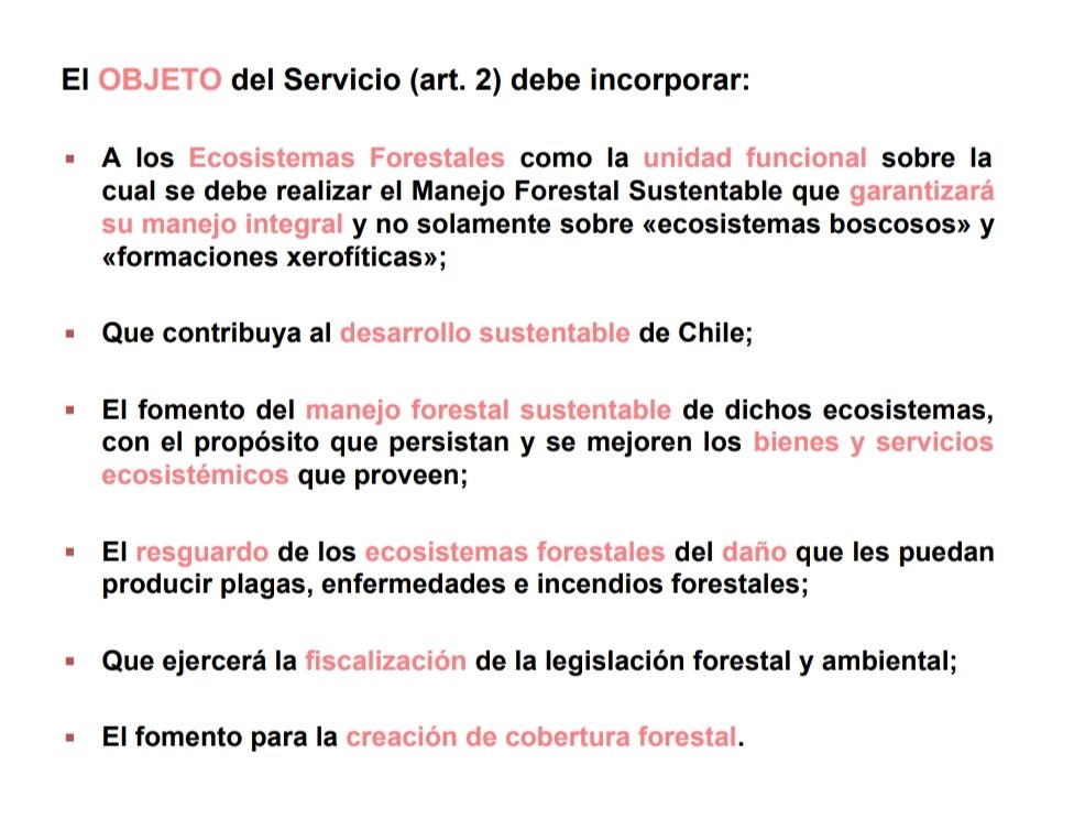 SITREM_CONAF's tweet photo. @conaf_minagri @clittle_conaf @MinagriCL @tvalenzuelavt Pésimo proyecto de ley SERNAFOR, partiendo del objeto del servicio que debe ser mejorado junto con las definiciones y detalle de funciones, no puede el ejecutivo imponer una idea de servicio en área donde no tiene competencias técnicas sin atender el analisis d los trabajadores. https://t.co/rpQwZJmMej