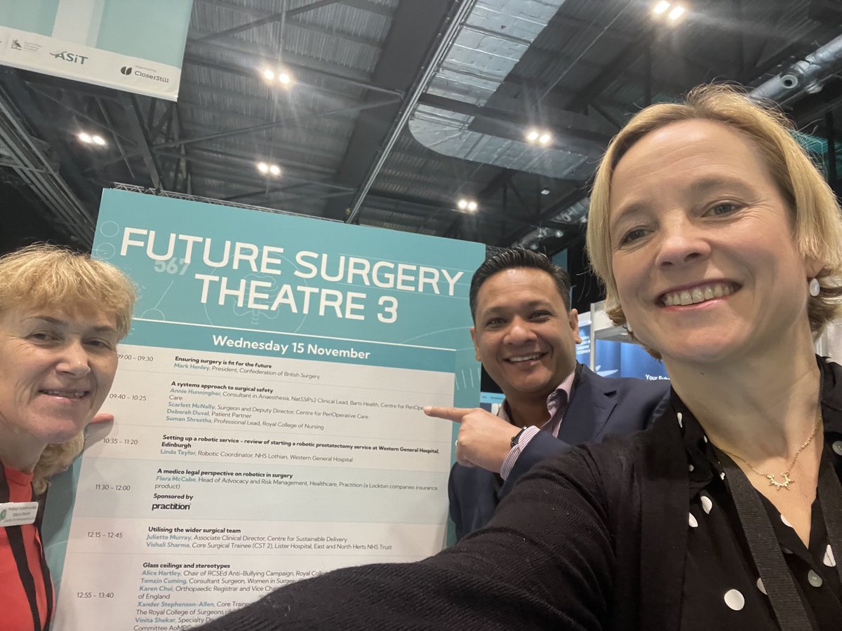 suman_sr's tweet photo. Great to be part of the panel discussing #natssips2. Thanks @AnnieHunn and @scarlettmcnally and Deborah #fs23 #futuresurgery https://t.co/MmRIPuyXBw