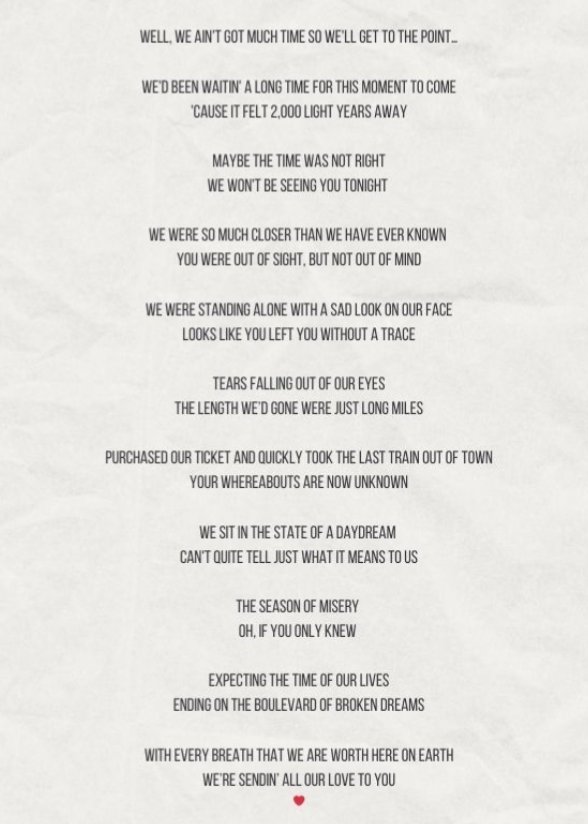 stephlou05's tweet photo. @GreenDay https://t.co/UBrMJUlyGo