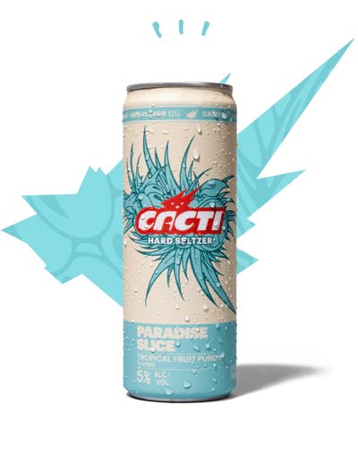 RodeoTheAlbum's tweet photo. Travis Scott’s CACTI seltzer is making its return with new flavours

• TROPICAL TWIST
• PARADISE SLICE
• BERRY SPLASH
• CITRUS HAZE https://t.co/IecSWDvCqS