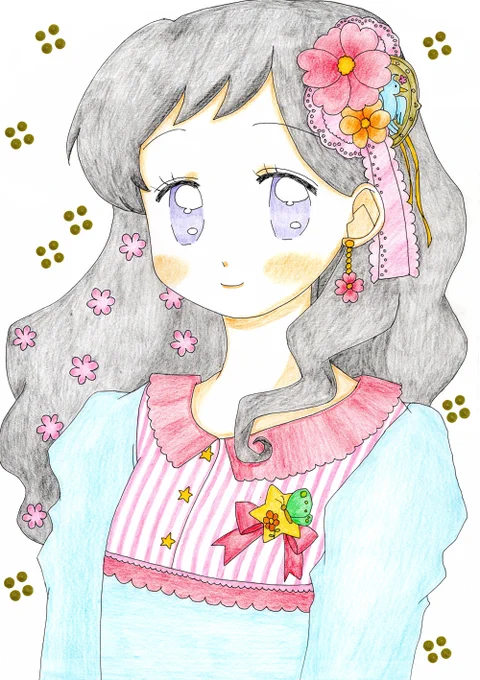 再掲です#過去絵 #イラスト 