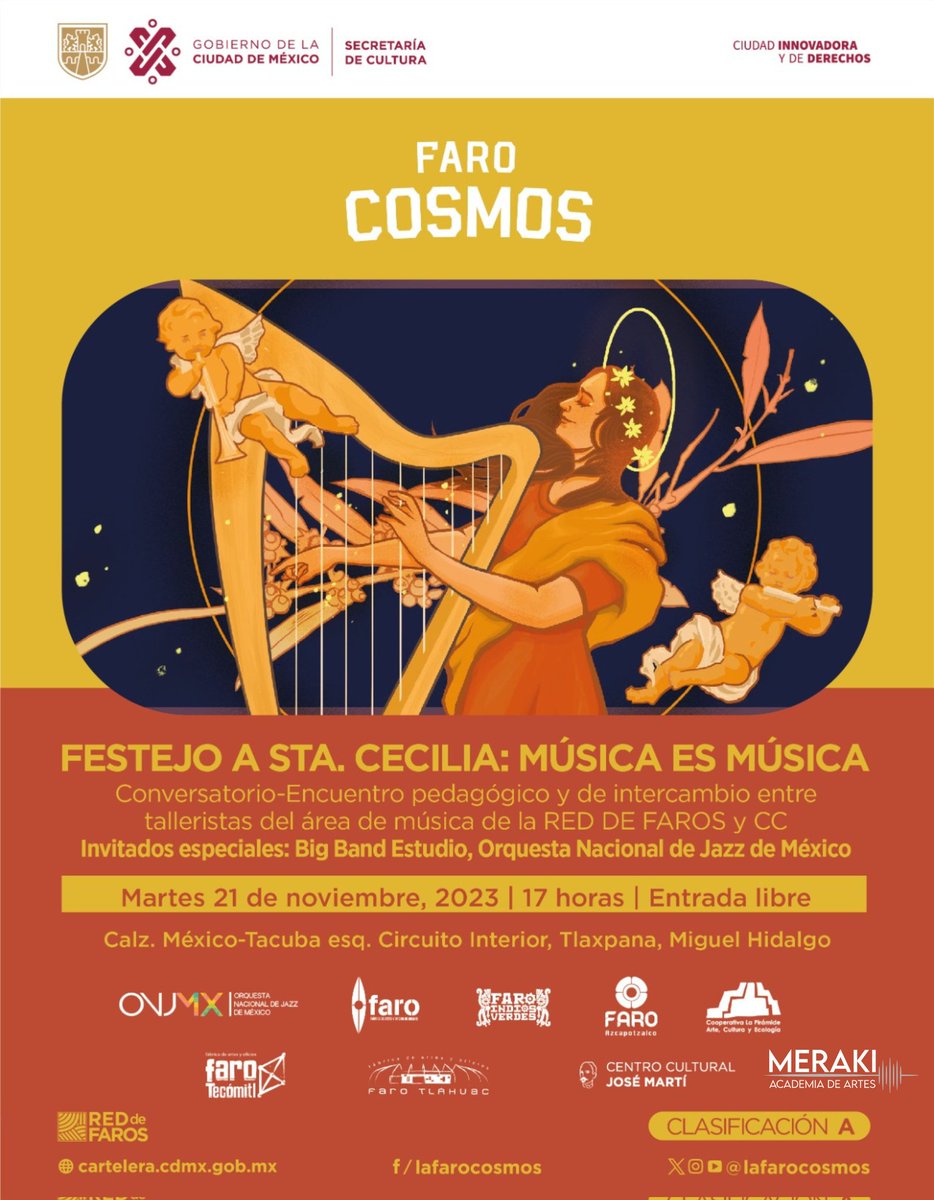 Los invitamos al concierto de la Big Band Estudio (Programa educativo de la Orquesta Nacional de Jazz de México para jóvenes talento) en el FARO Cosmos.
Martes 21 de noviembre a las 19Hrs.
Entrada libre.